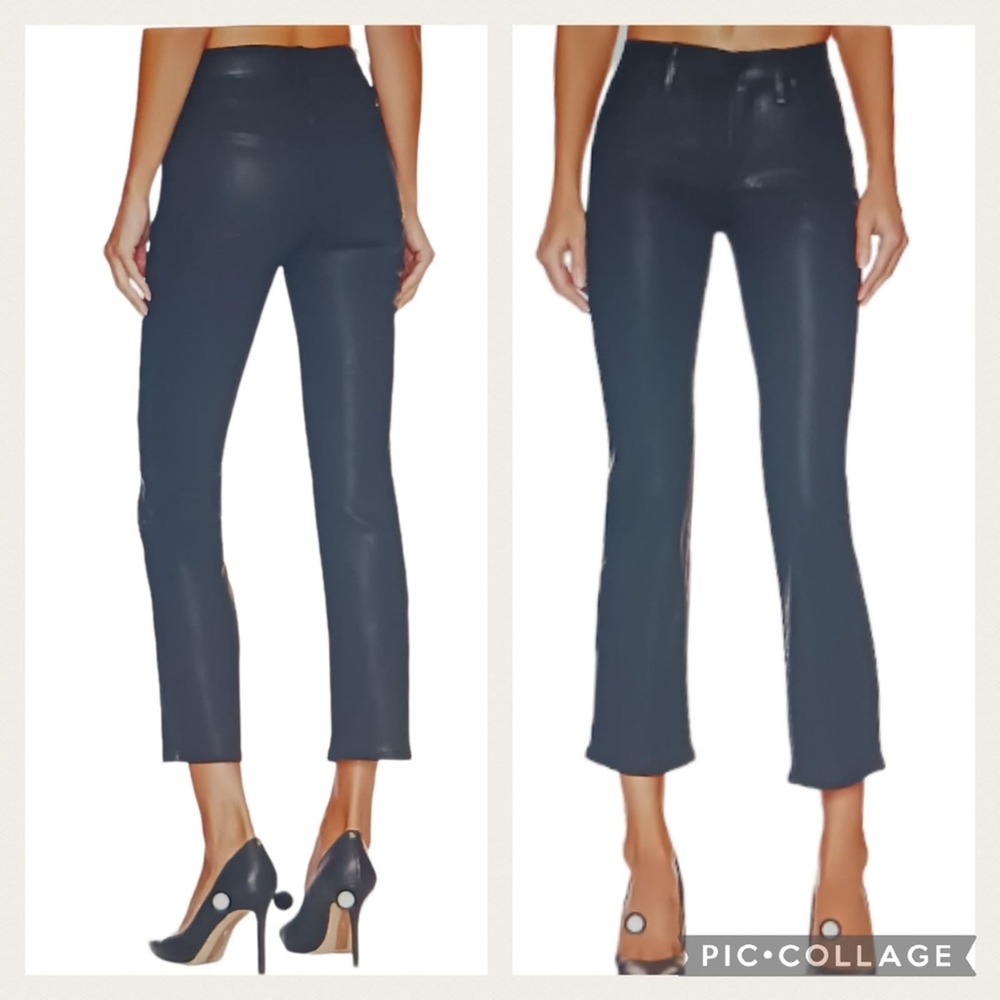 J1061 EUC $178 Good American Good Legs High Rise Coated sz 6/28